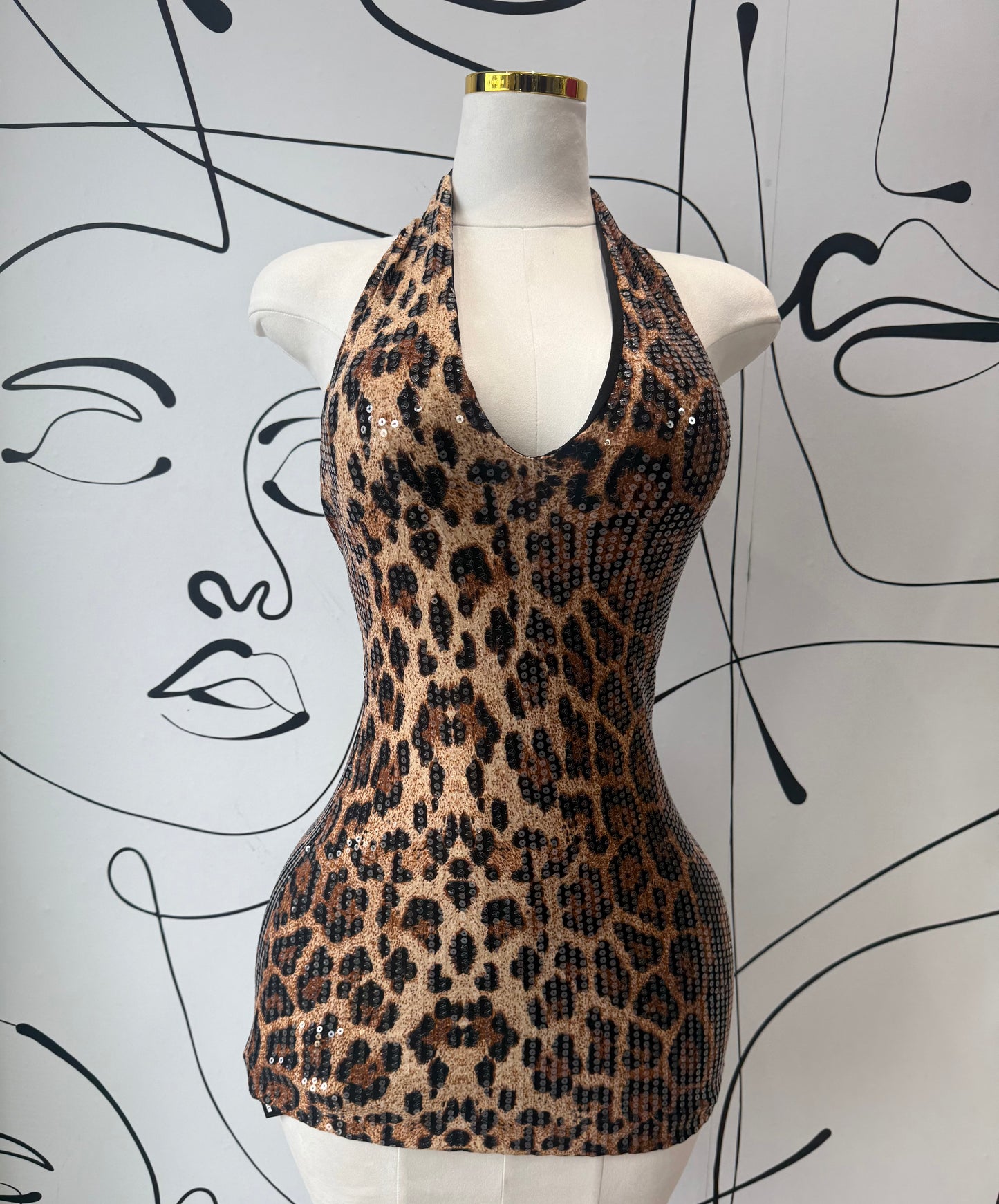 Mini dress Leopard