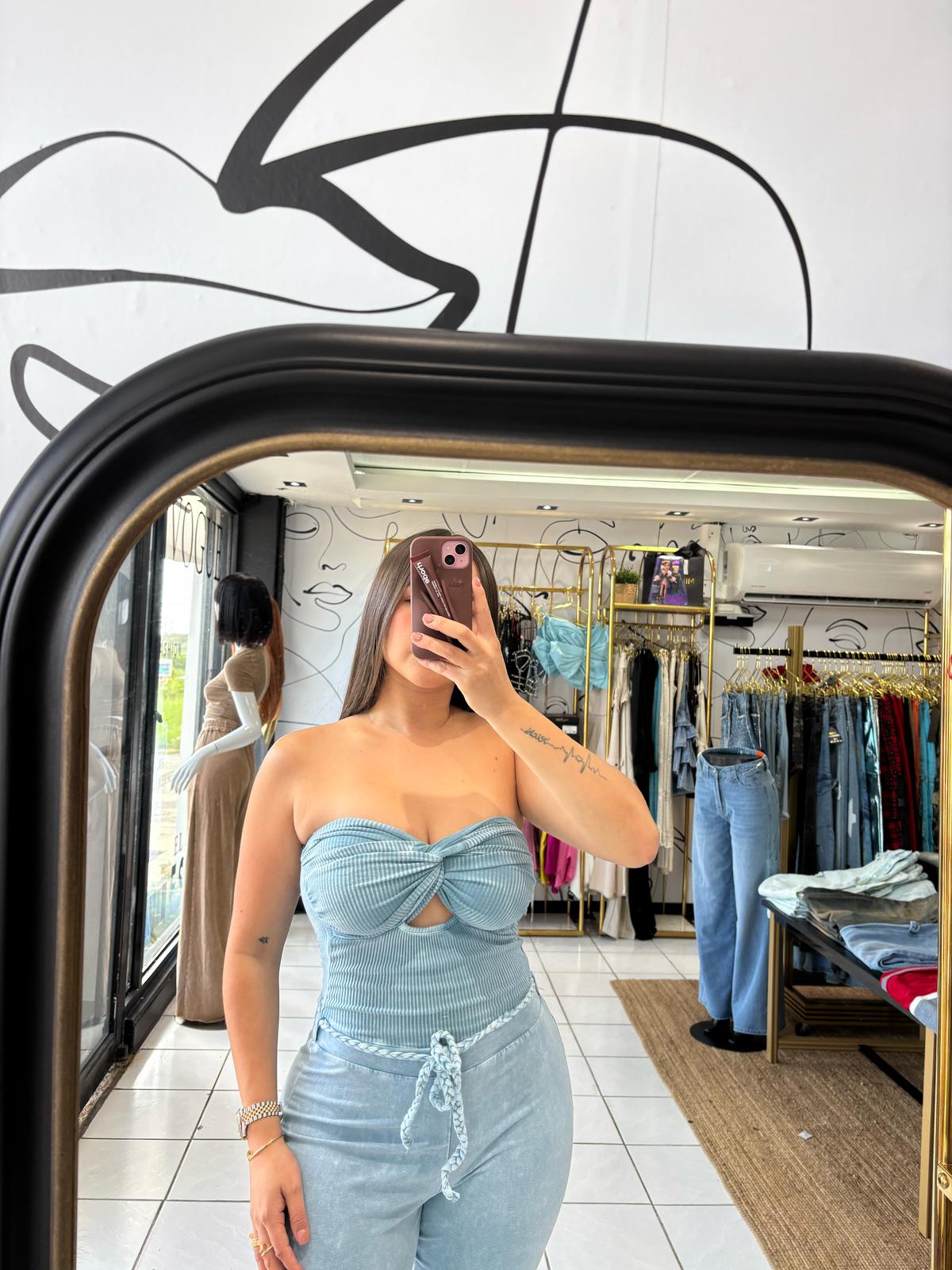 Jumpsuit Cotton Blue