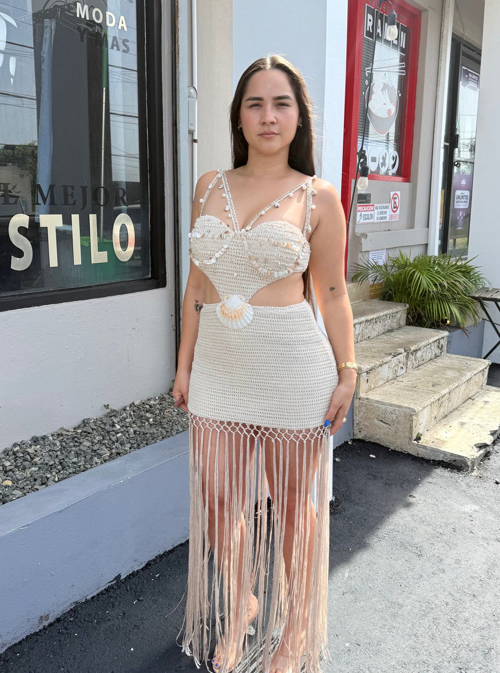 Levant crochet dress