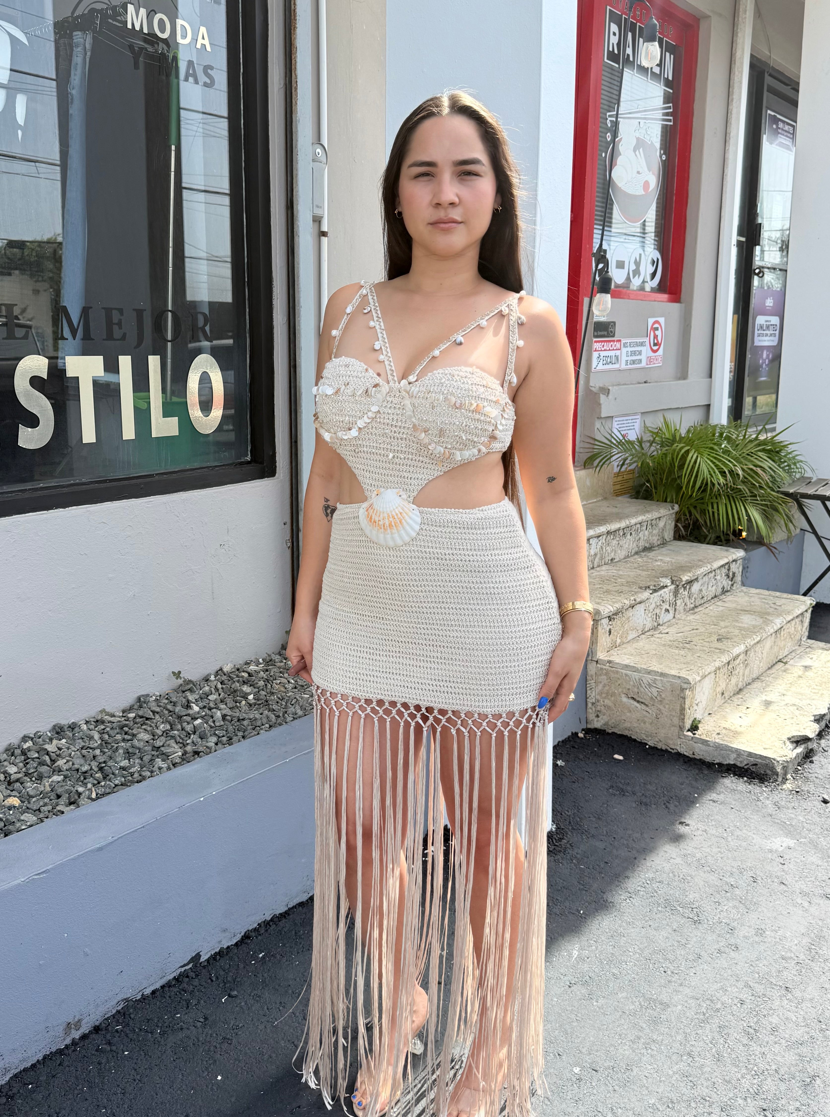 Levant crochet dress