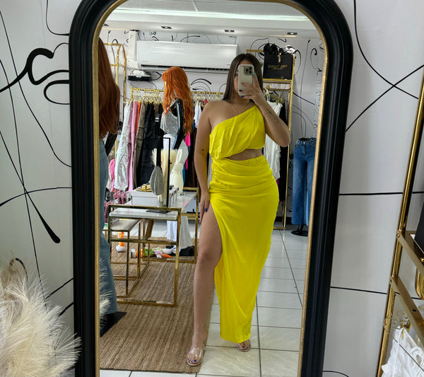 Satin Maxi dress