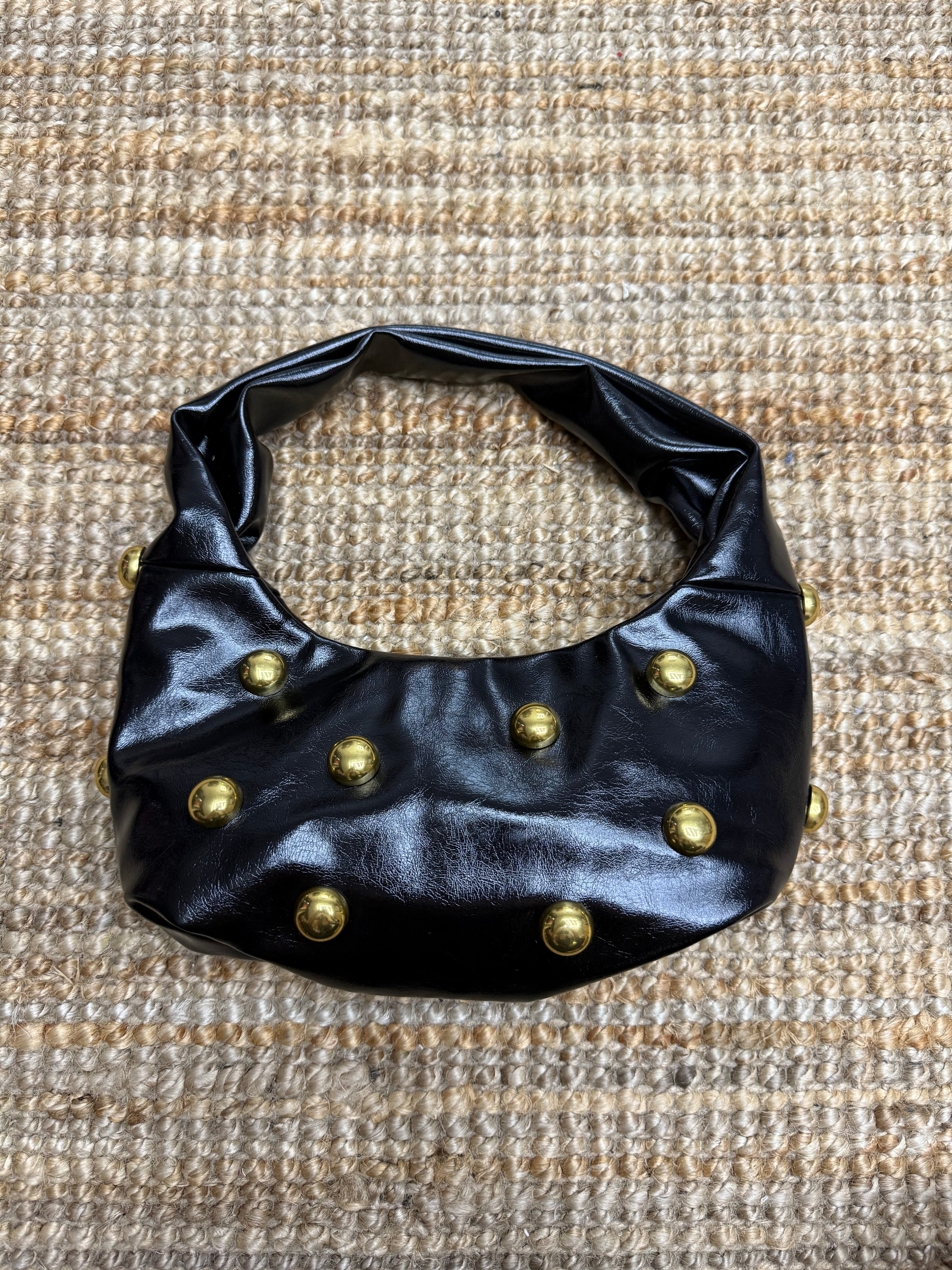 Leather bag black