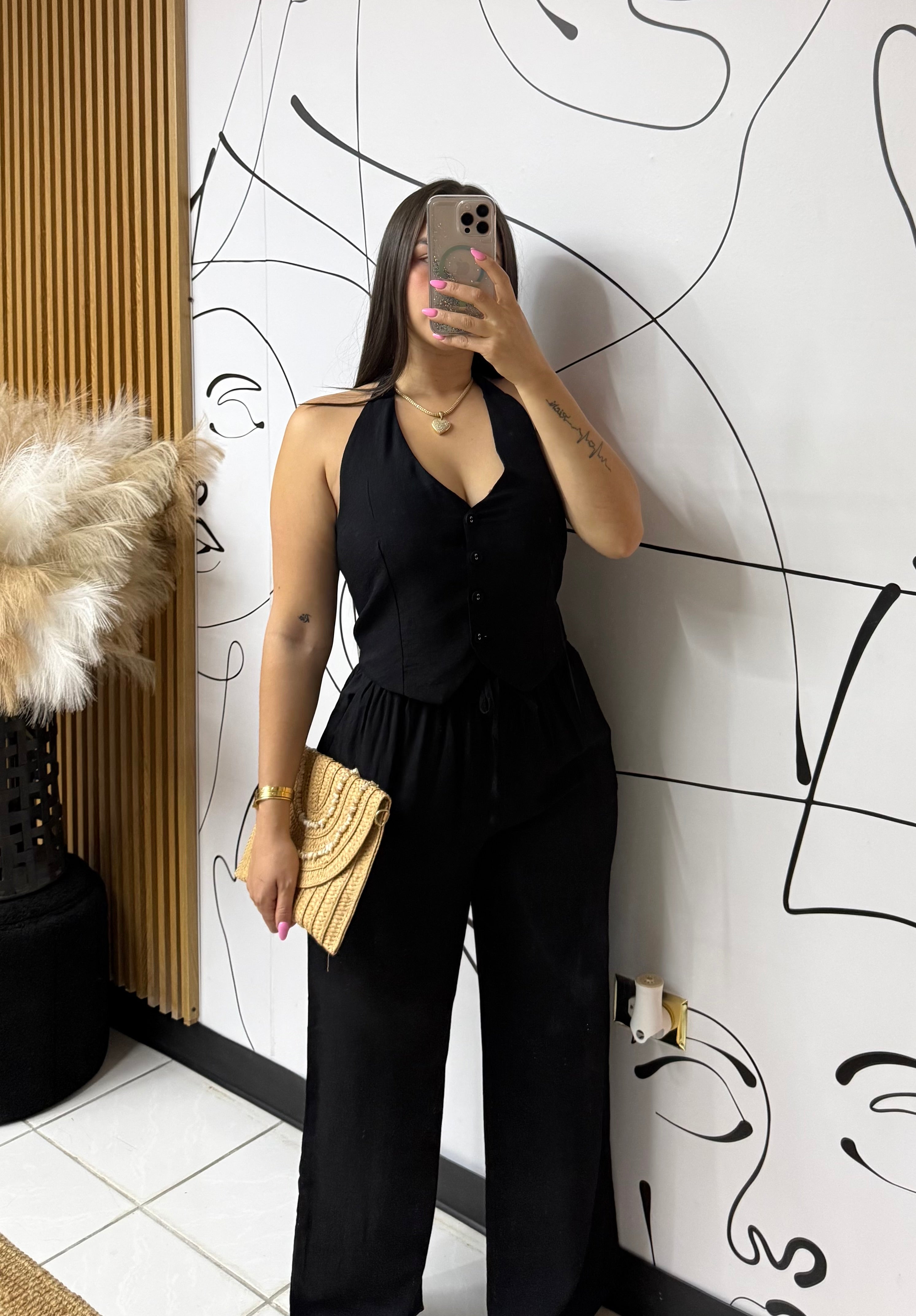 Lino black set