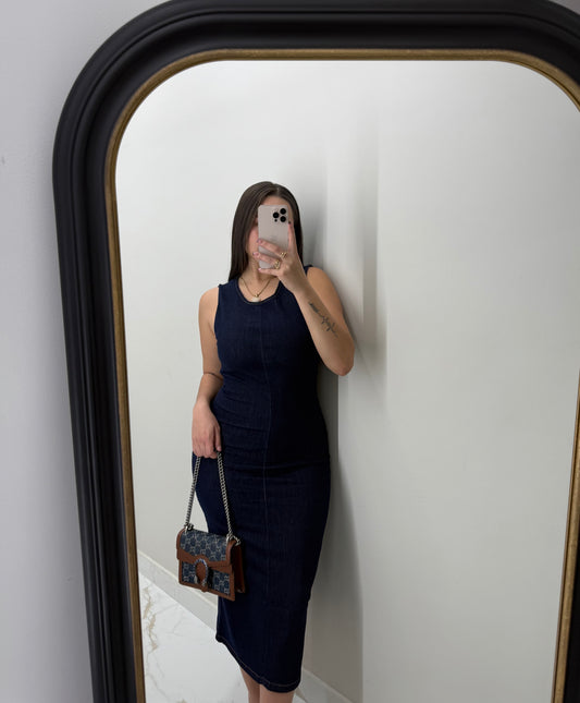 Long dress denim (Espalda abierta)