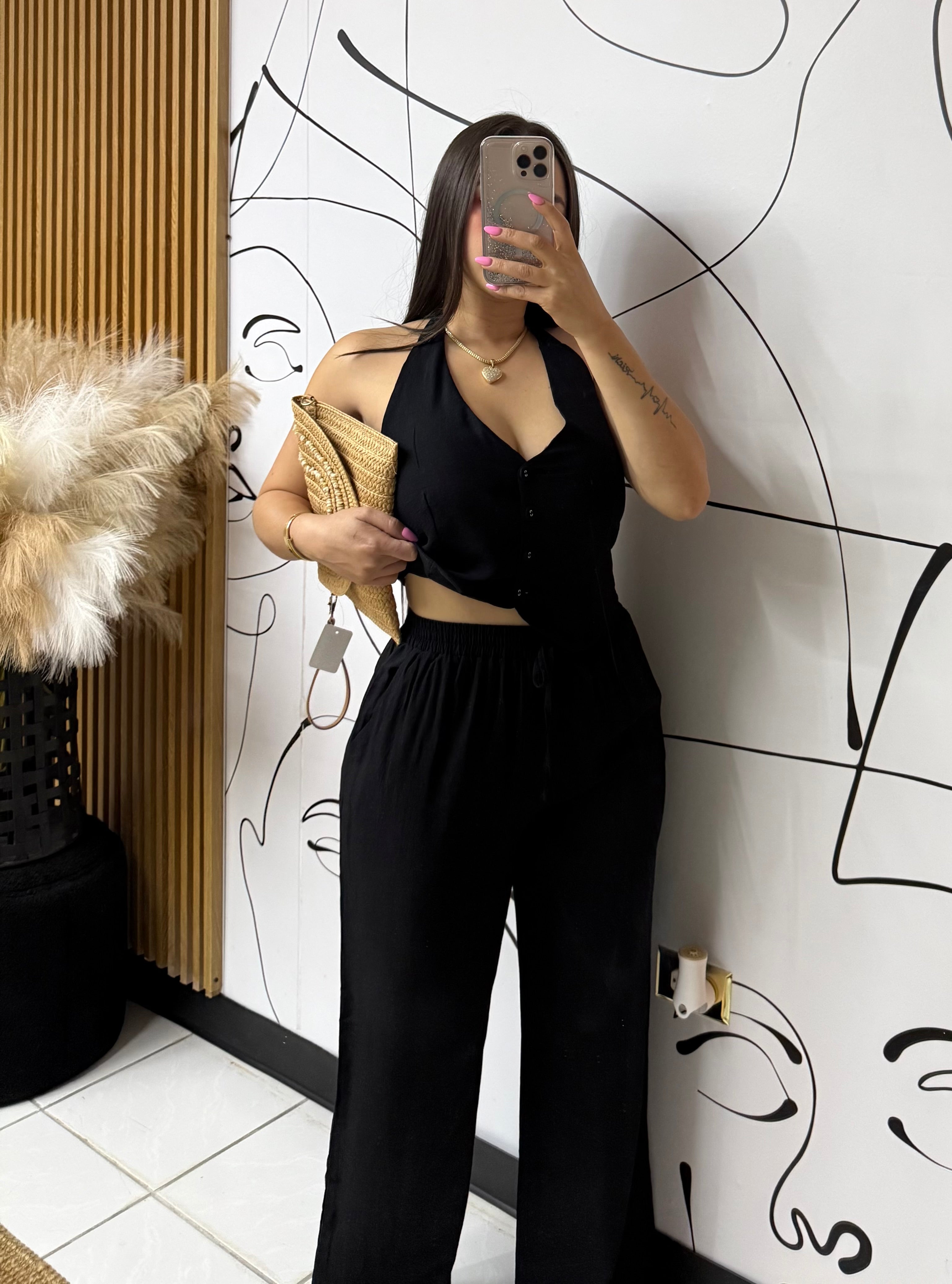 Lino black set