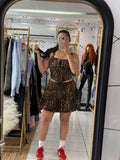 Animal print Skirt set