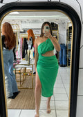 Satin dress