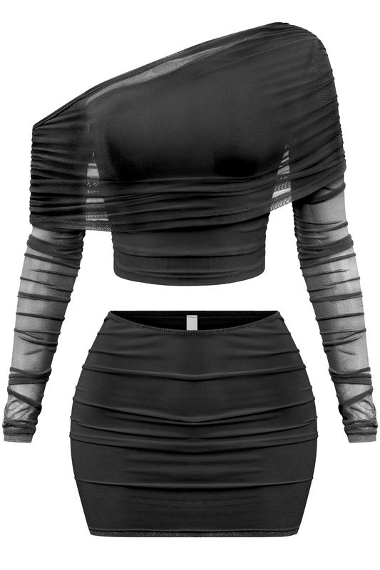 Lace skirt set