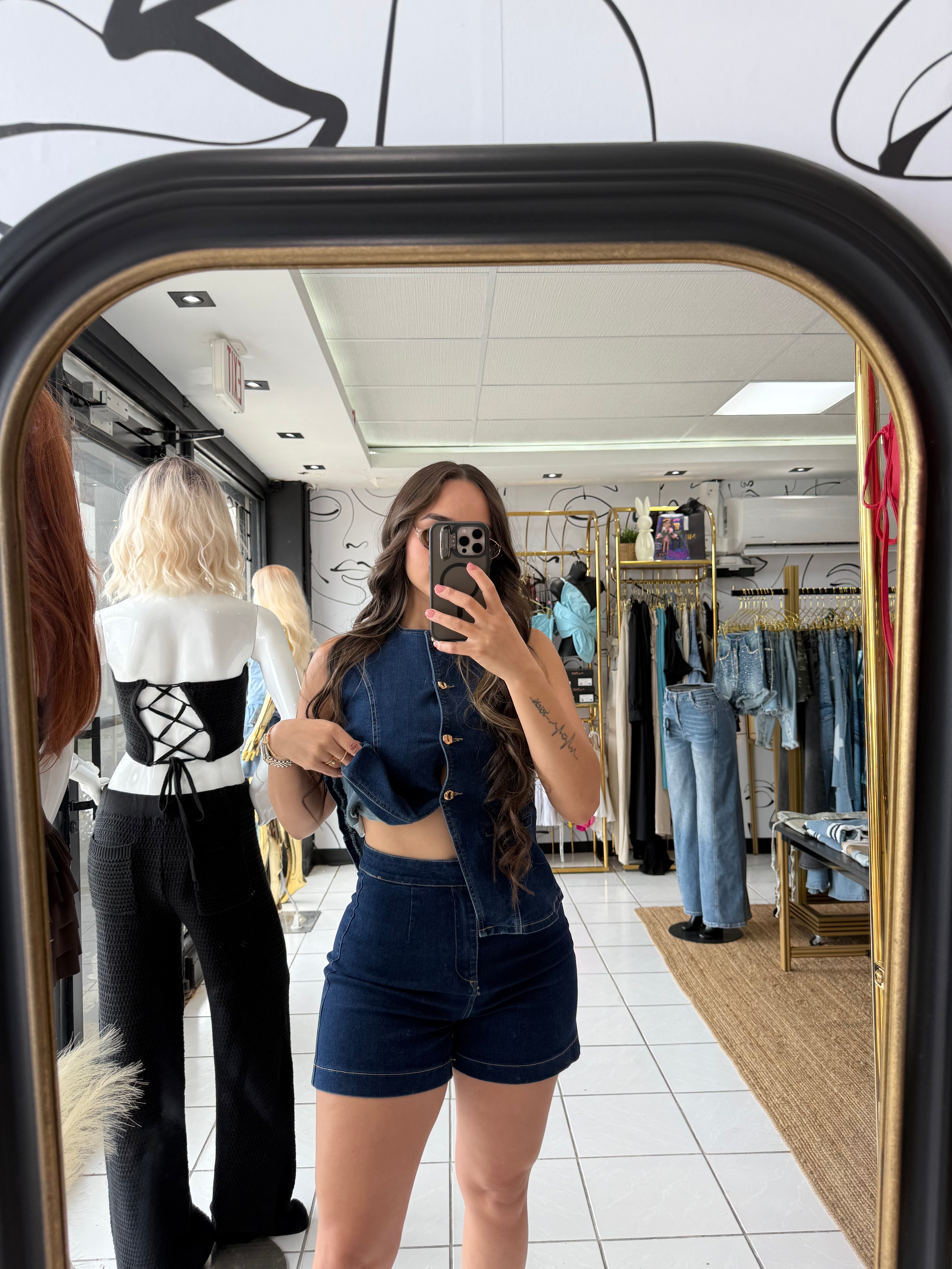 Denim Gold set