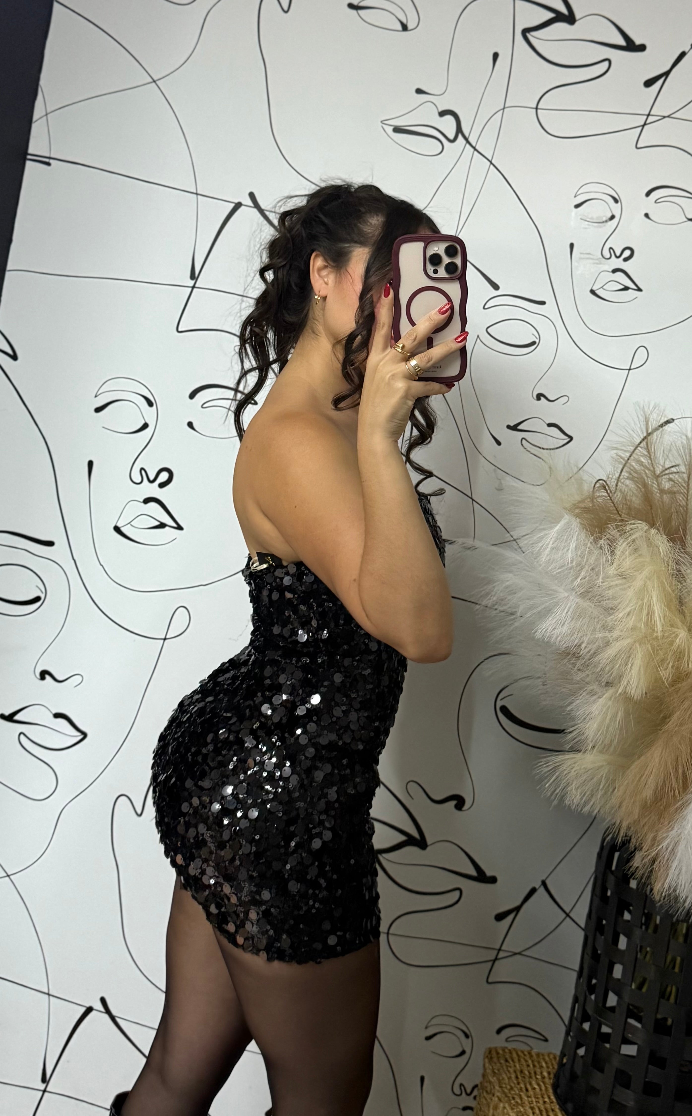 Tube top mini dress