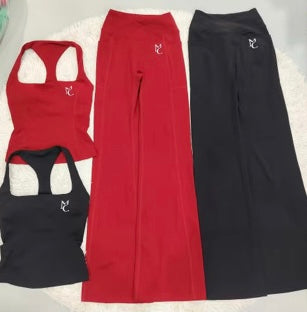 MC top y pants set 2 colores a escoger