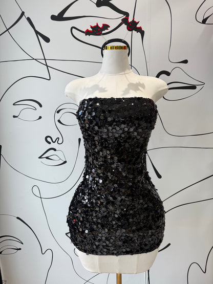Glitter mini dress