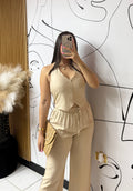 Lino beige set