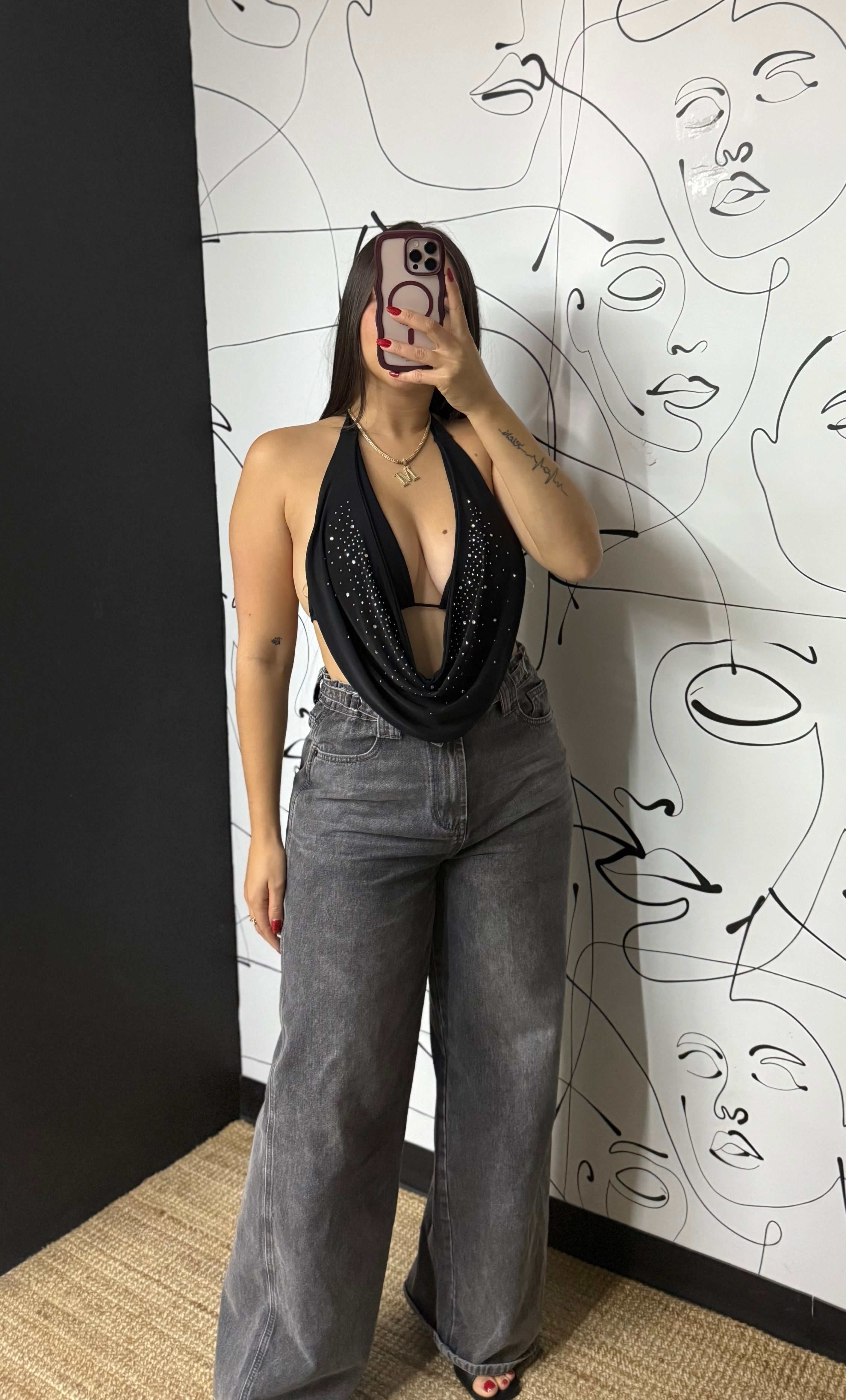 Cargo ajustable negro