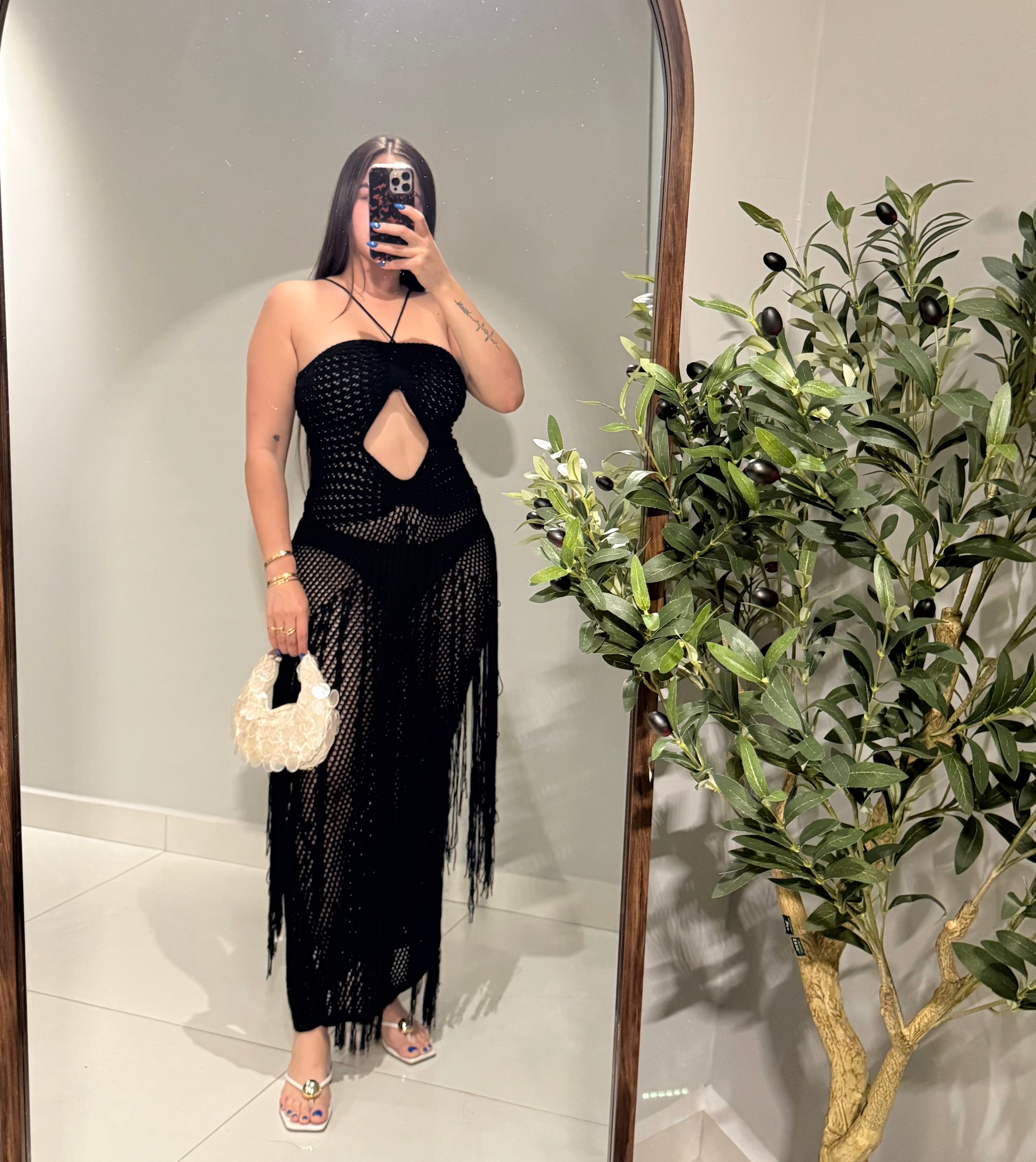 Tulum black dress
