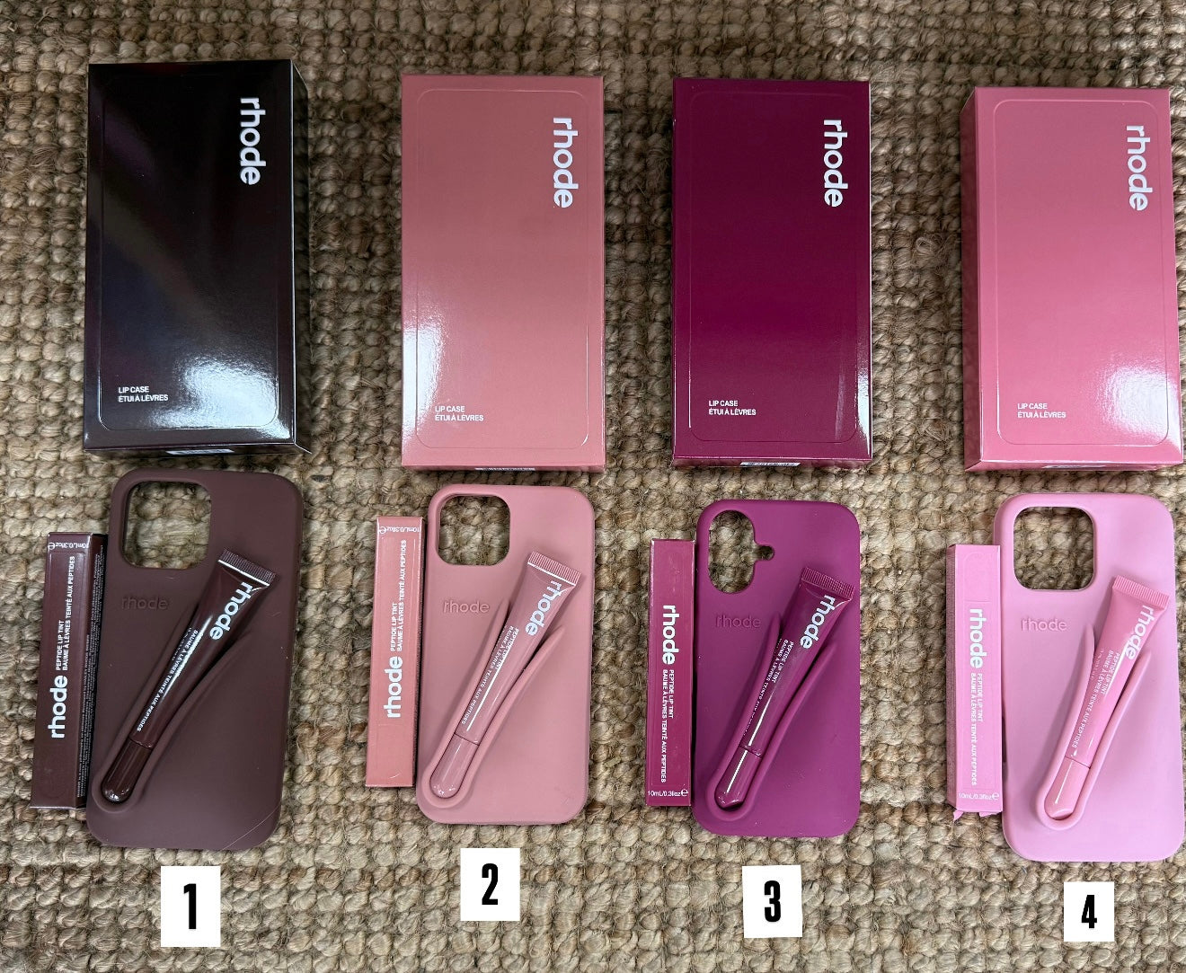 Rhode case  & gloss