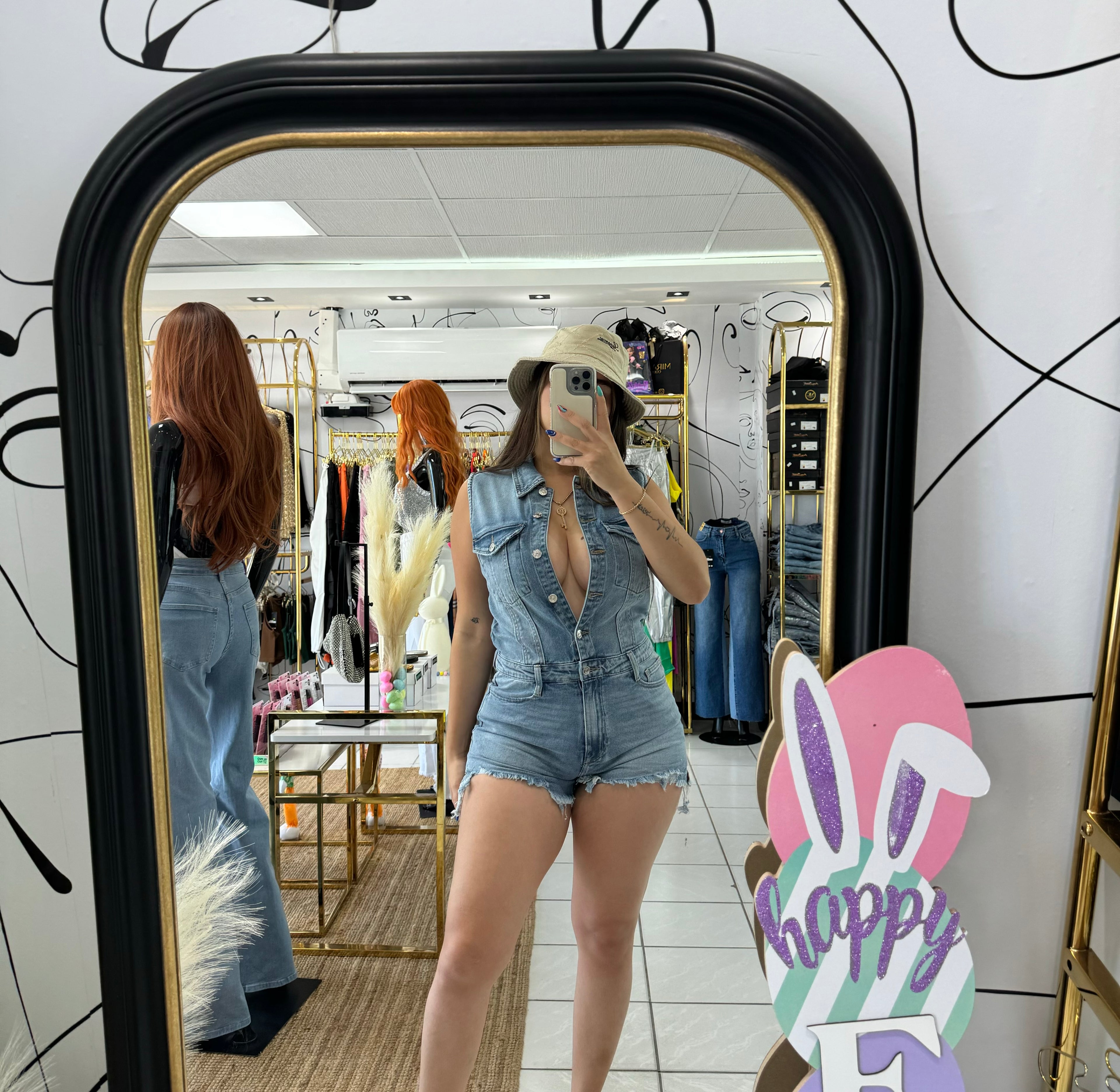 Denim jumpsuit