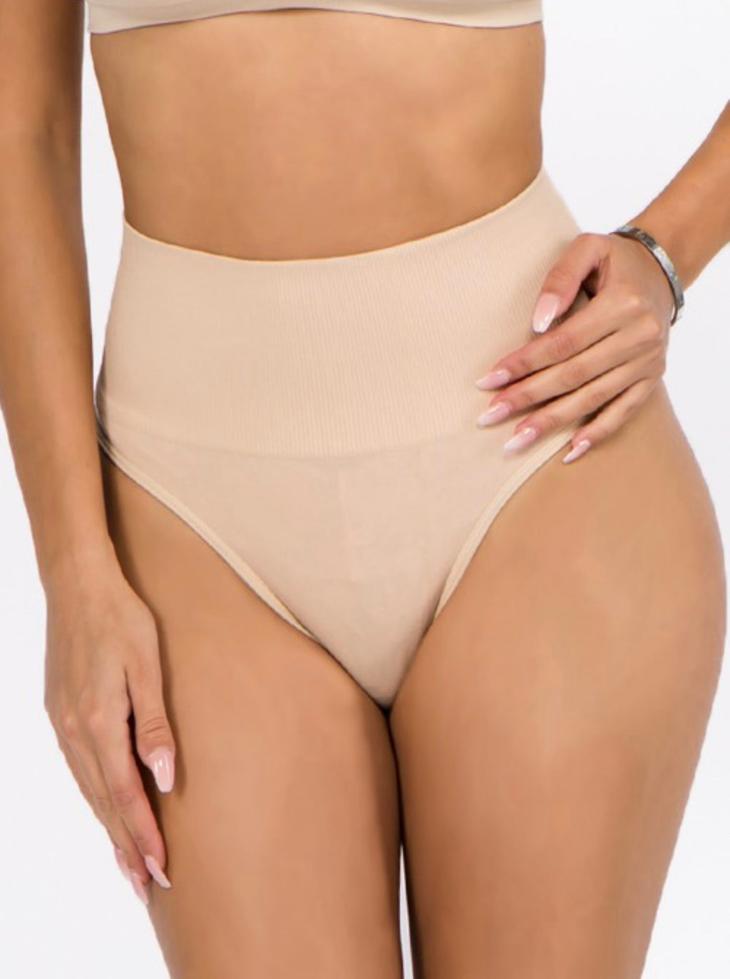 High waist thong