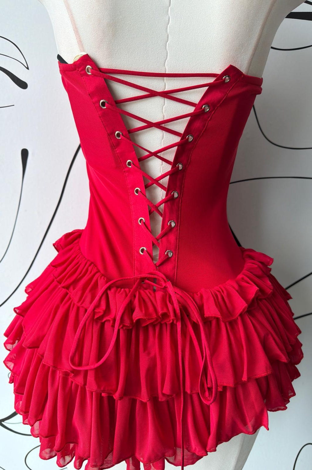 Corset mini dress