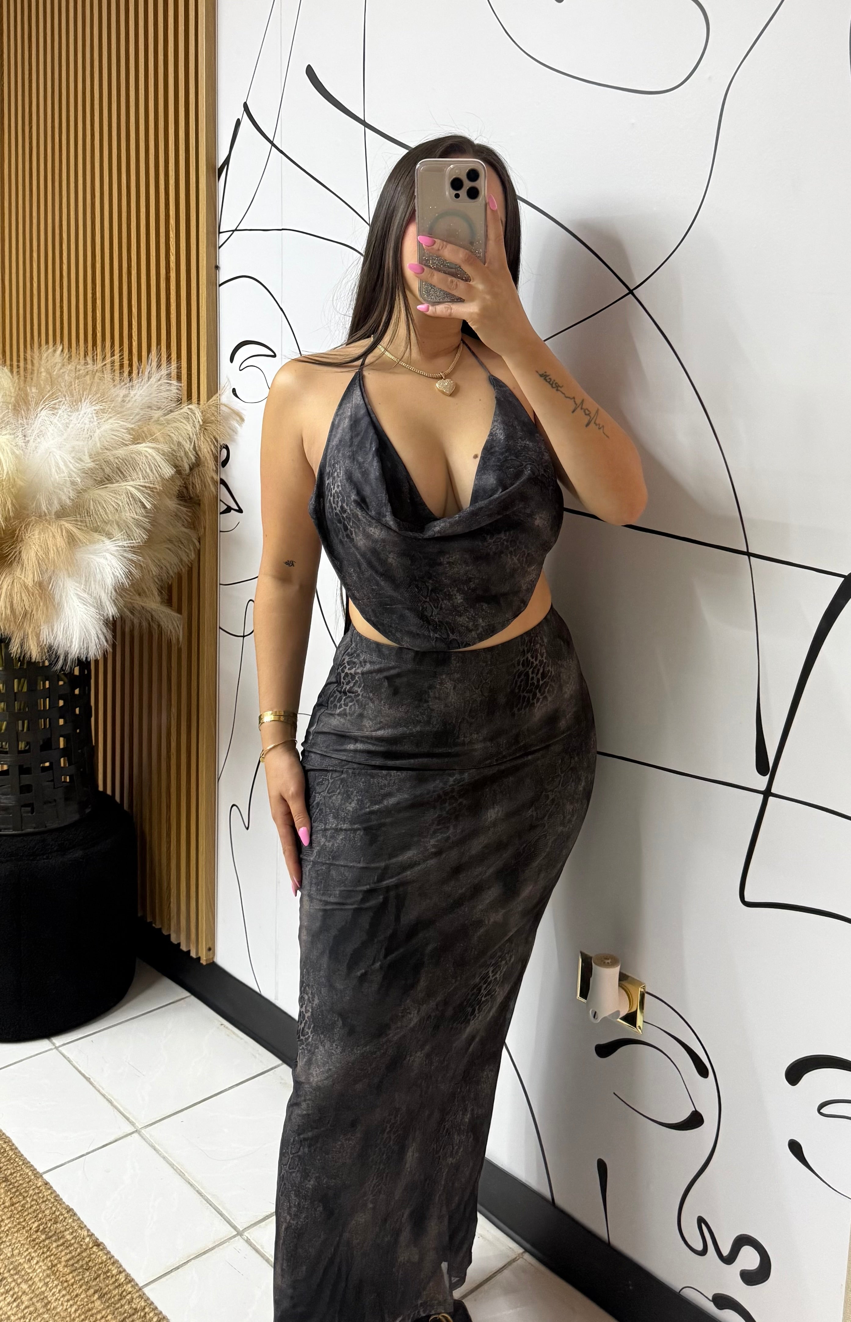 Leopard black set