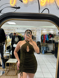 Mini dress oro