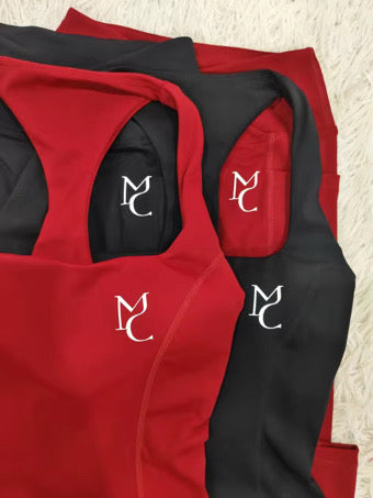 MC top y pants set 2 colores a escoger