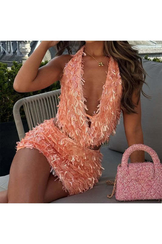 Peach Glitter set