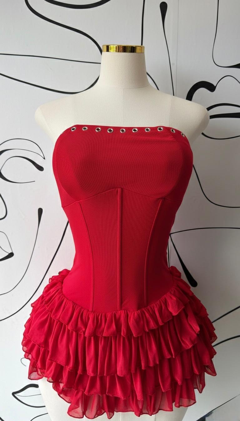 Corset mini dress