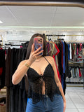 Lace crop top