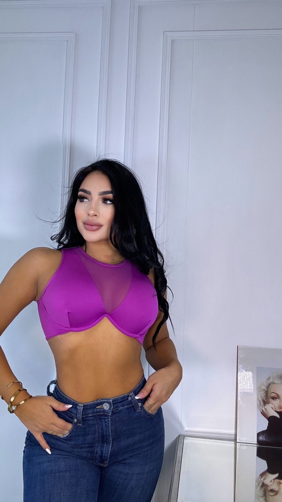 Violet top