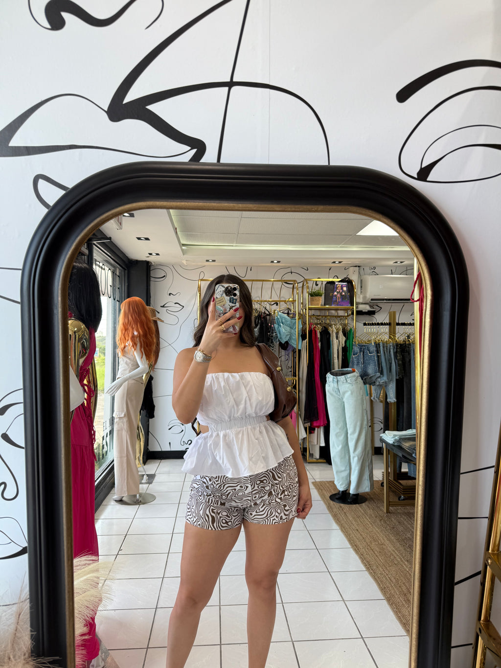 Zebra Brown short