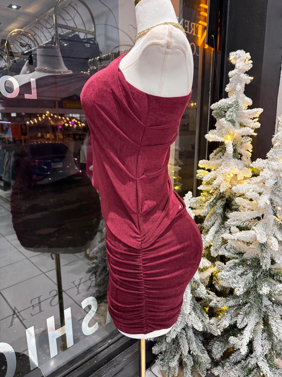 Burgandy dress