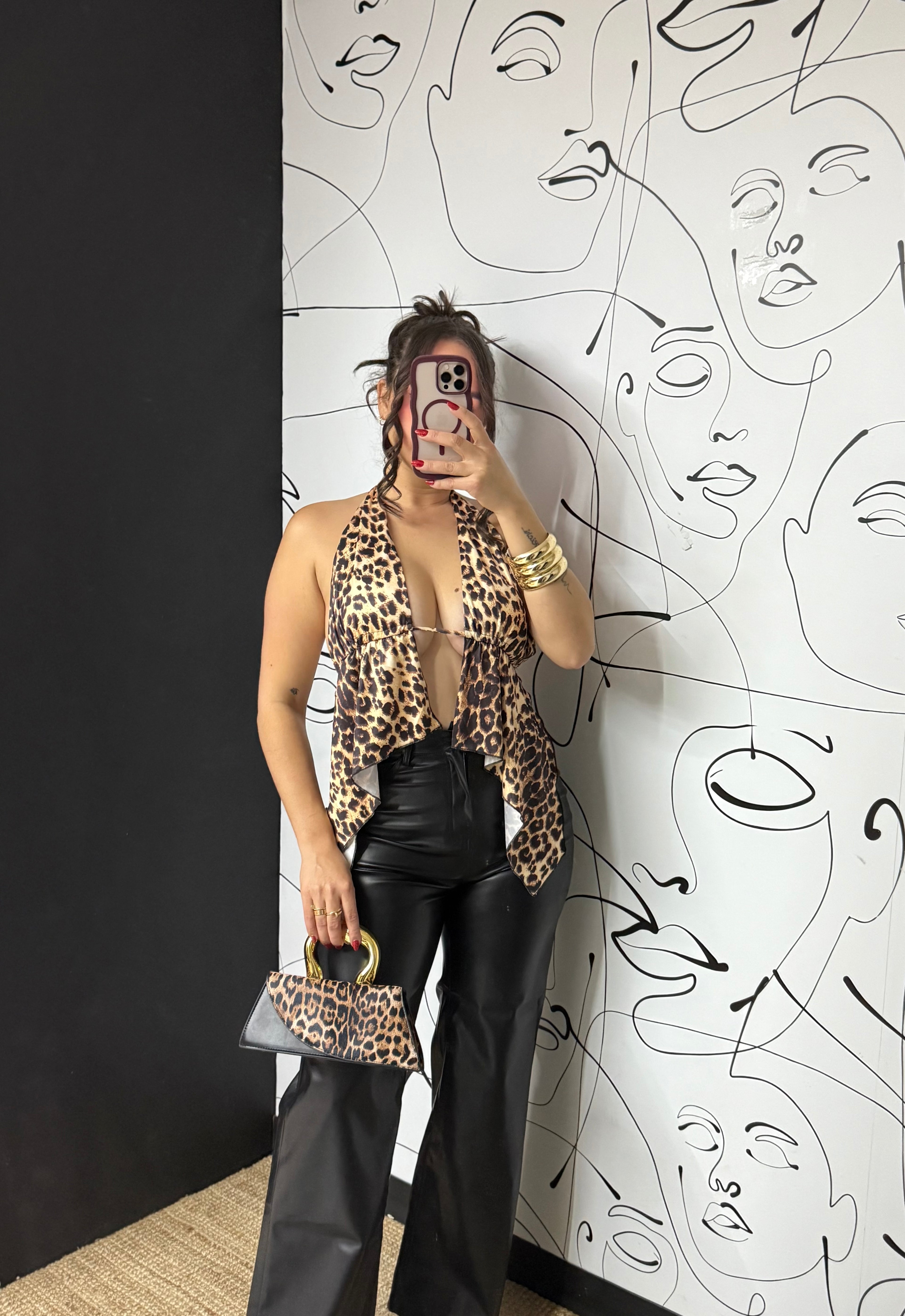 Vibrant Leather pants