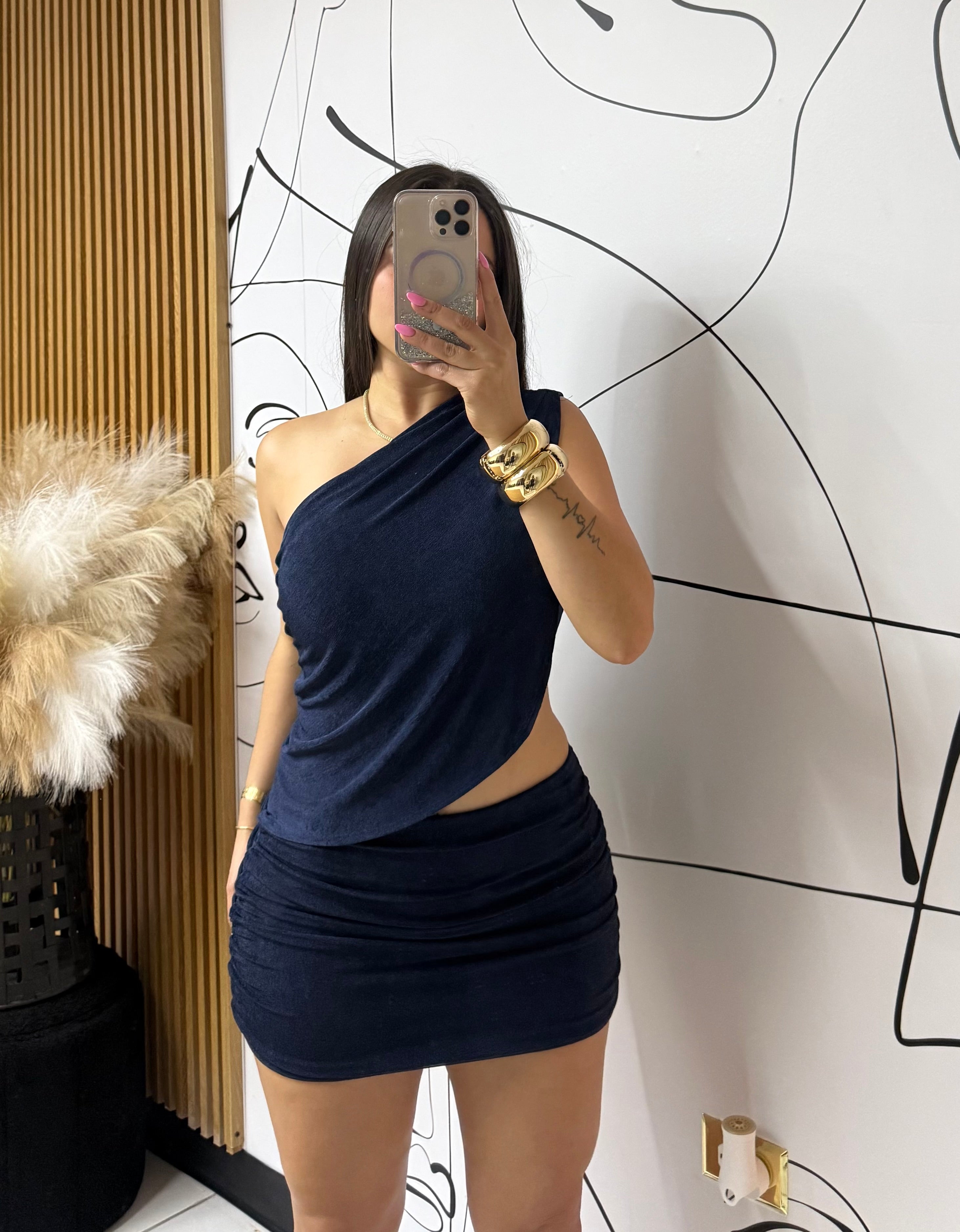 Navy dress