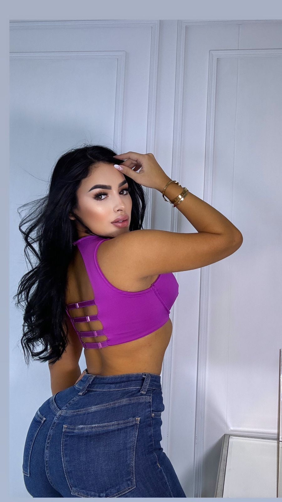 Violet top