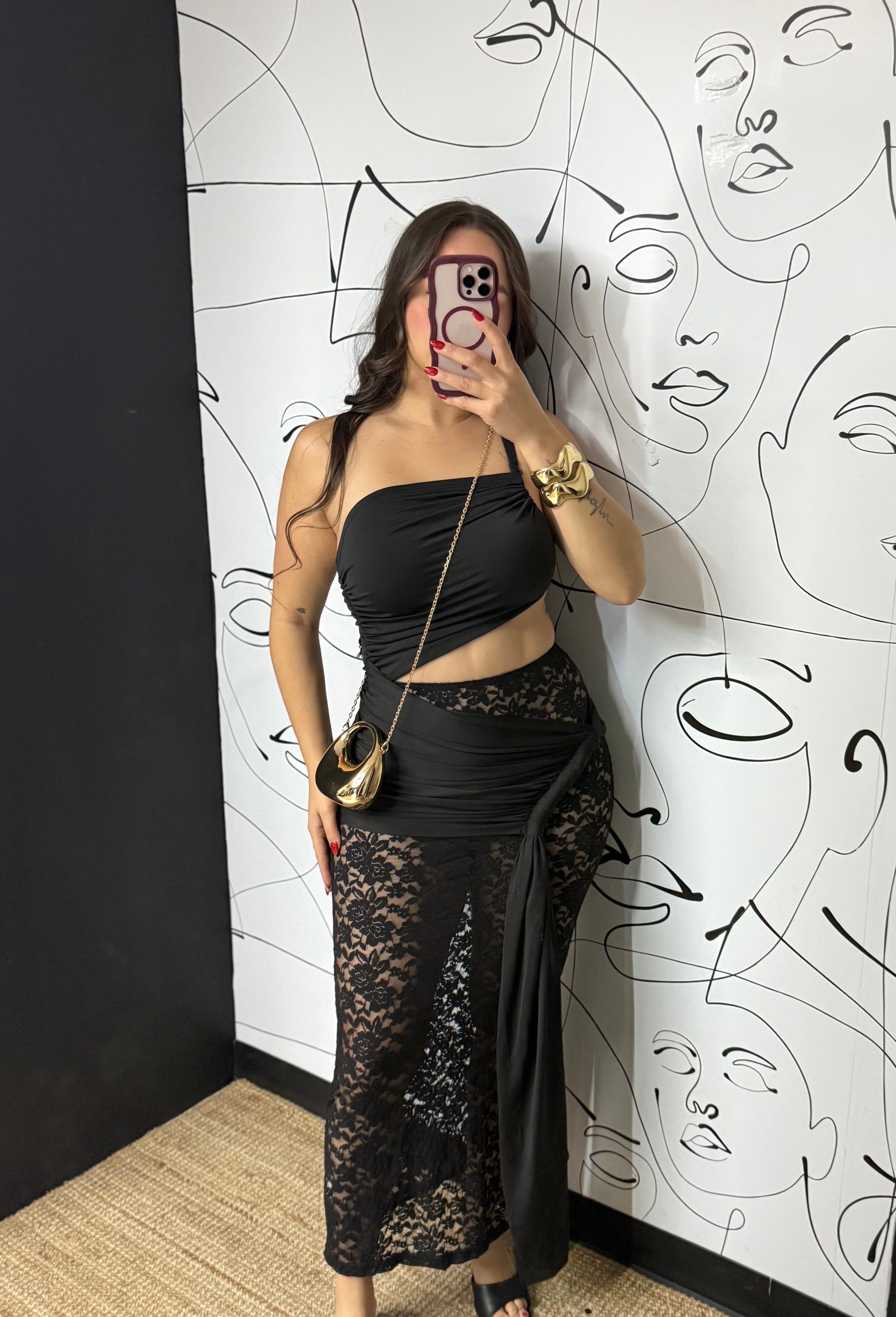Black lace 2pcs