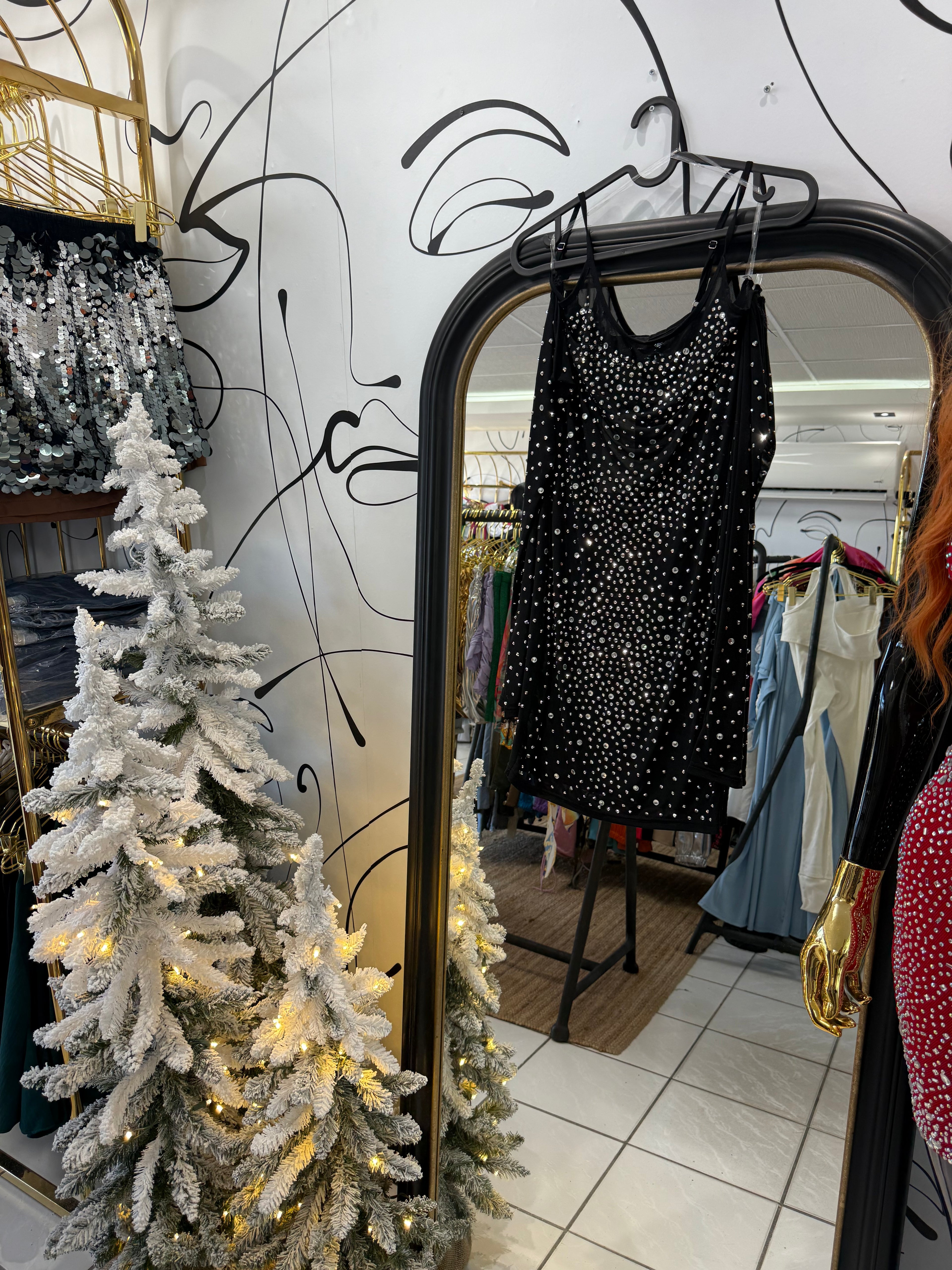 Traje brillo