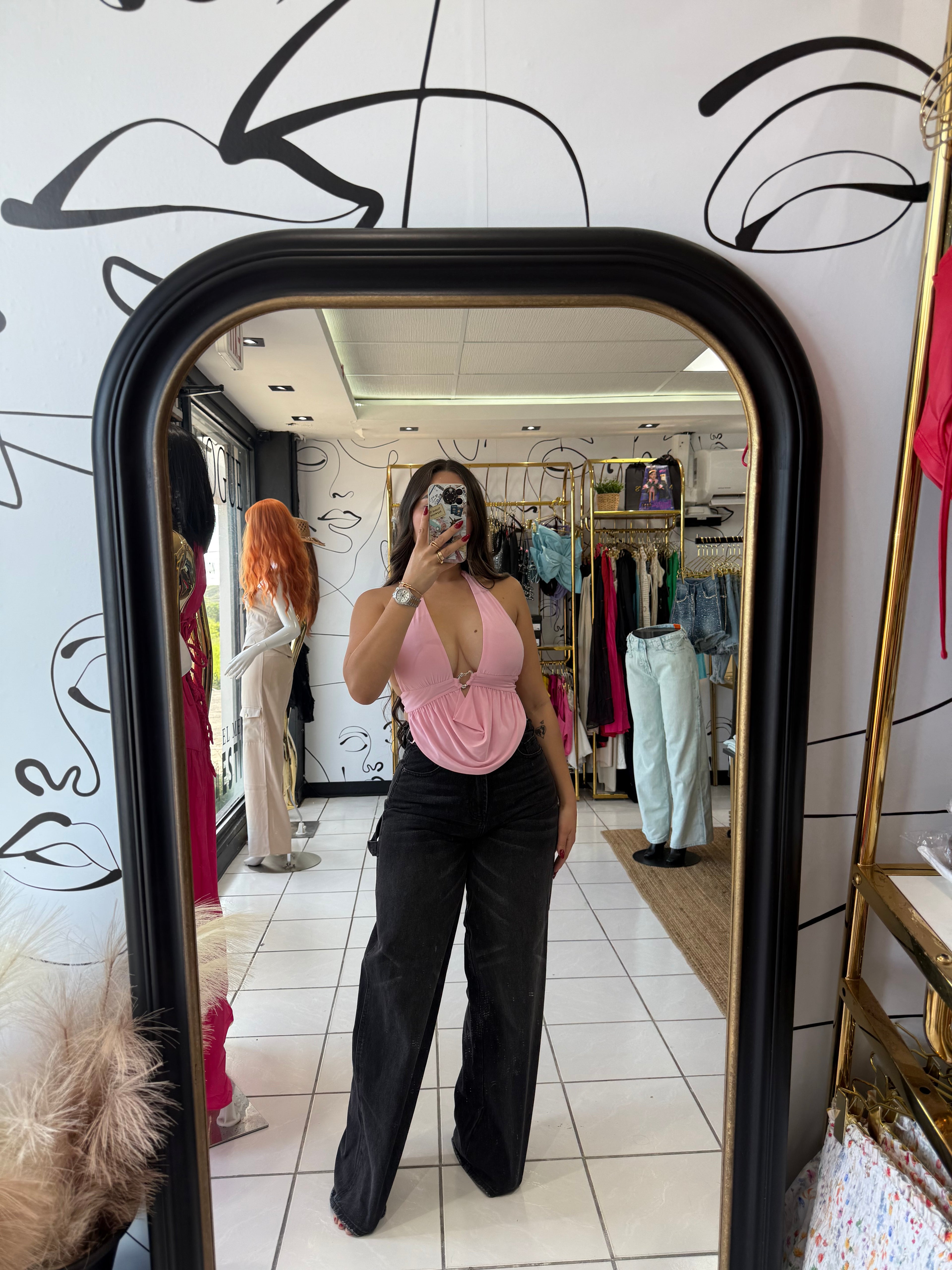 Baby pink top