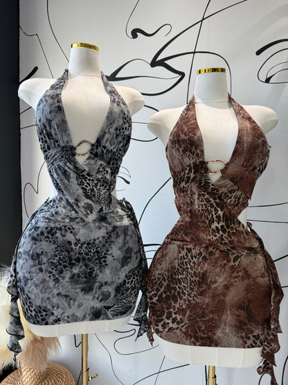 Animal print mamacita dress