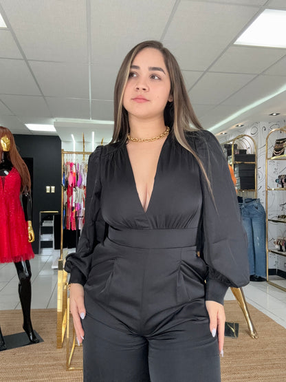 Miri satin jumpsuit