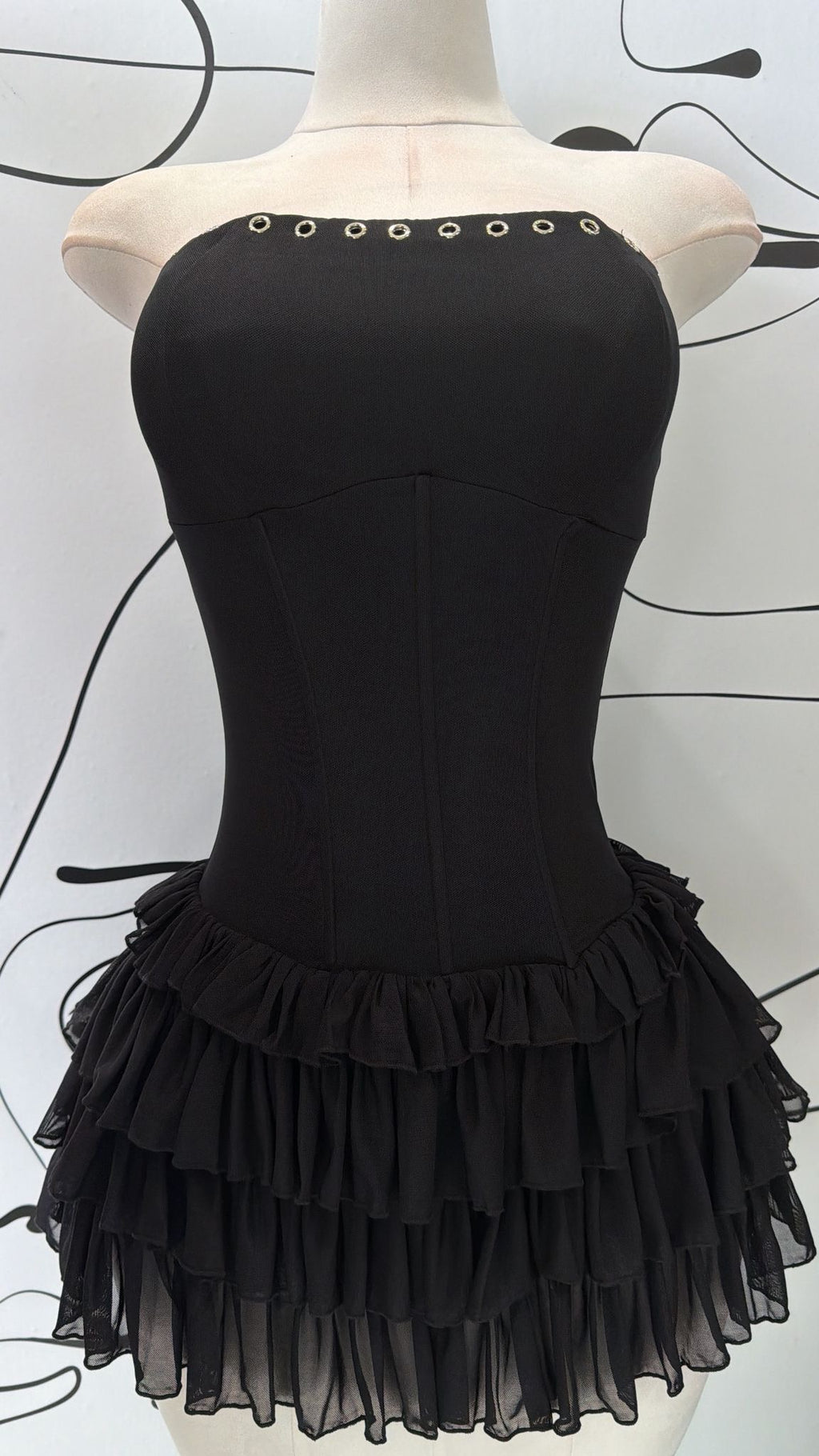 Corset mini dress