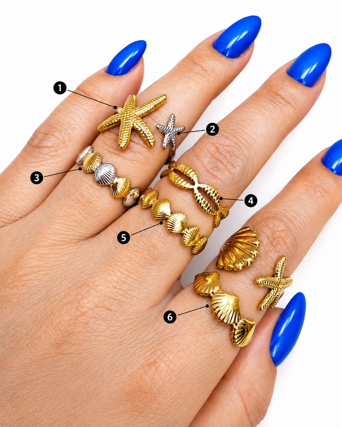 Summer sortijas ajustable