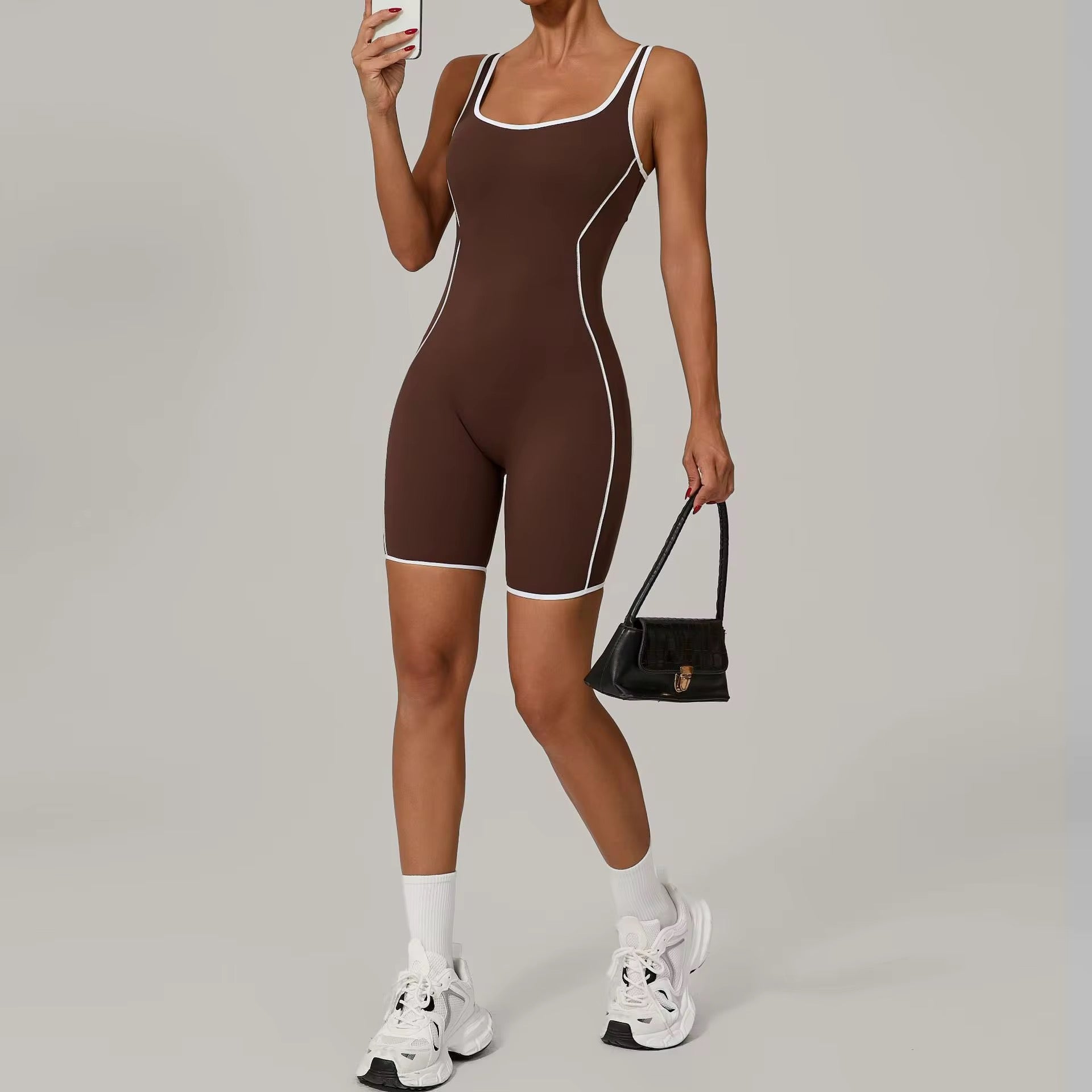 Yoga MC Jumpsuit líneas blancas