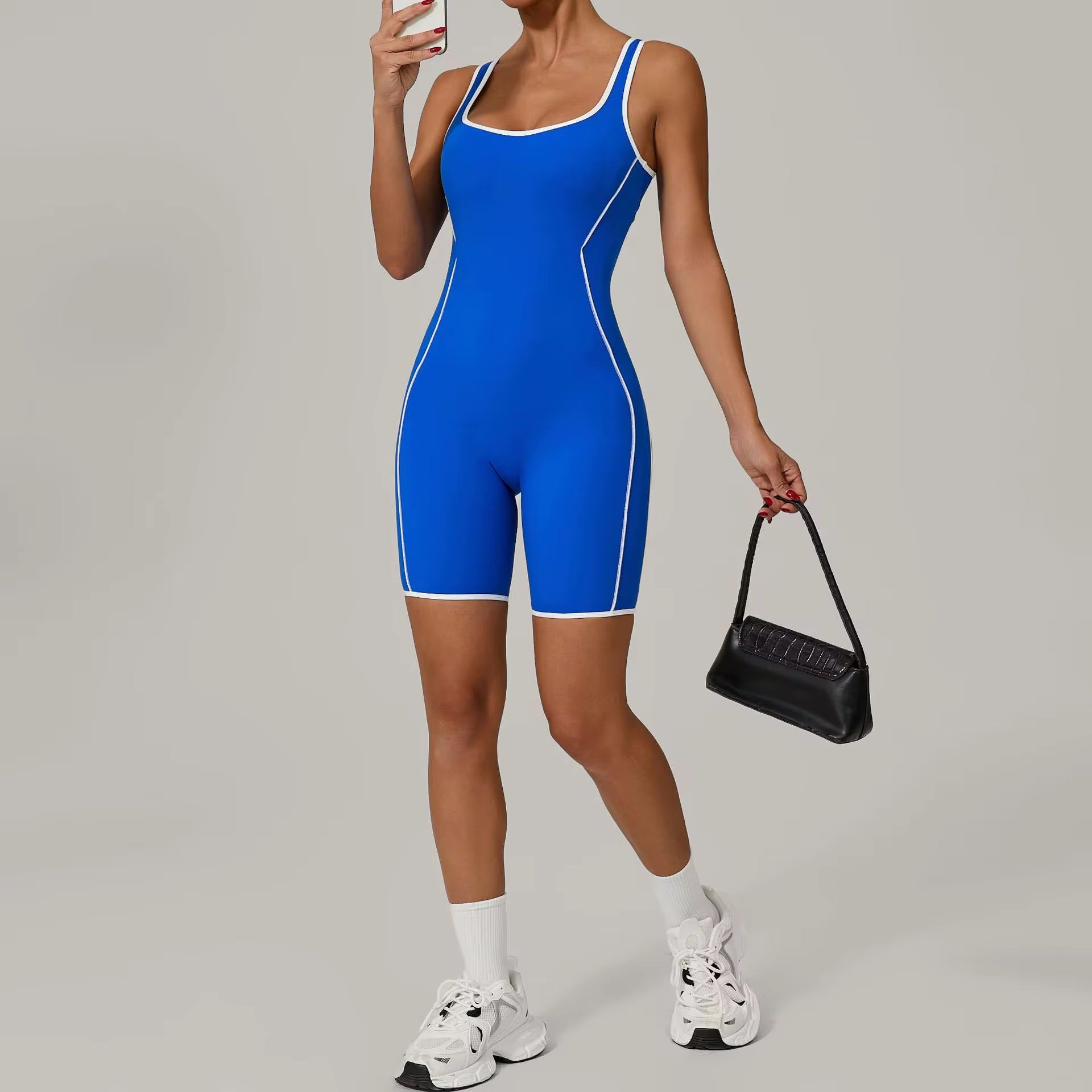 Yoga MC Jumpsuit líneas blancas