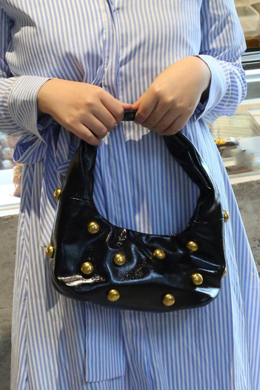 Leather bag black