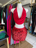 Skirt rojo (No tiene strech)