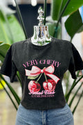 Cherry over size top