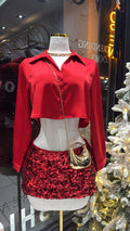 Crop Top en satin