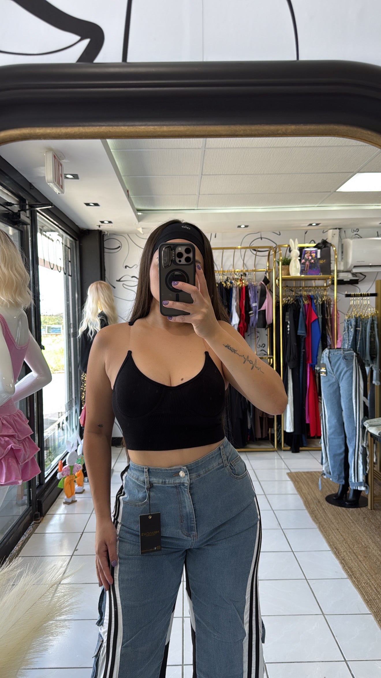 Tiras clear top One size