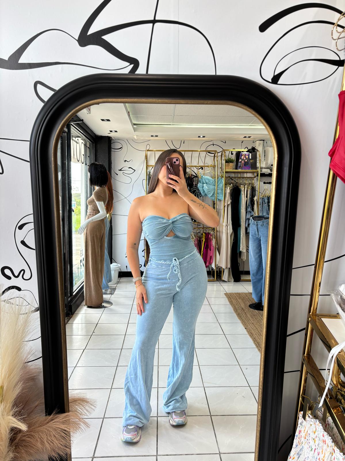 Jumpsuit Cotton Blue